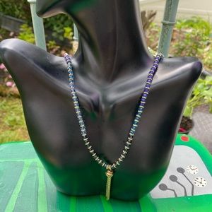 💕 Lovely signed LS Vintage necklace